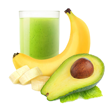 Batido de Platano y Aguacate