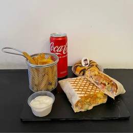 Menú con Taco de Gamba